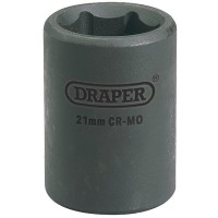 DRAPER Expert 21mm 1/2\" Square Drive Impact Socket