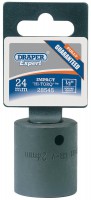 DRAPER Expert 24mm 1/2\" Square Drive Impact Socket