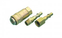 Air Line Coupling Set 1/4 BSP (3 Piece)