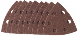 DRAPER Ten 93 x 93 x 93mm 60 Grit Hook and Loop Tri Base Sander Sheets