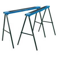 DRAPER 1000 x 800mm Pair of Fold Down Steel Trestles