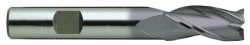 Clarkson HSS-Co8 3Fl Flatted Shank End Mill Coated 1.5mm