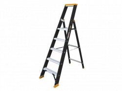 DEWALT Ladders Professional Single Step Ladder, 1.25m 5 Rungs