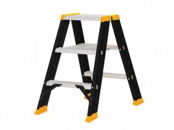DEWALT Ladders Professional Double Step Ladder, 0.75m 3 Rungs