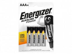 Energizer AAA Cell Alkaline Power Batteries (Pack 4)