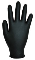 Black Nitrile Gloves Size 9 - L Powder-Free  (100)