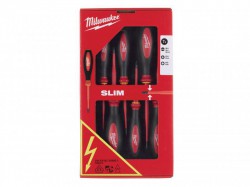 Milwaukee Hand Tools VDE Slim Screwdriver Set, 7 Piece