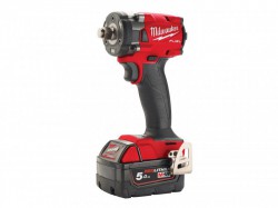 Milwaukee Power Tools M18 FIW2F12-502X FUEL 1/2in Friction Ring Impact Wrench 18V 2 x 5.0Ah Li-ion