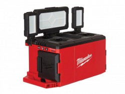 Milwaukee Power Tools M18 POALC-0 PACKOUT Area Light/Charger 110/240V & Li-ion Bare Unit