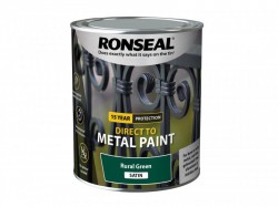 Ronseal Direct to Metal Paint Rural Green Satin 750ml