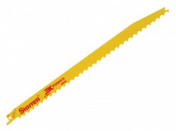 Starrett BT123-5 Bi-Metal Reciprocating Blade, Wood Tapered 300mm 3 TPI (Pack 5)