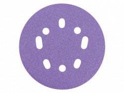 Trend Aluminium Oxide Orbital Sanding Disc 125mm x 120G (Pack 50)