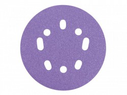 Trend Zirconium Orbital Sanding Disc 125mm x 80G (Pack 50)