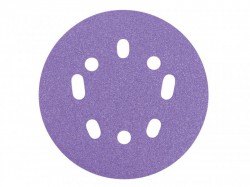 Trend Zirconium Orbital Sanding Disc 125mm x 40G (Pack 10)