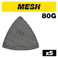 TREND AB/OSC/80M MESH DELTA SHEET SAND DISC 5PC 93MM 80G