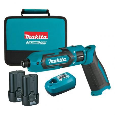 Makita TD022DSE In Line Pencil Impact Driver c w 2 x 1.5Ah Batteries