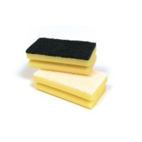 Yellow Sponge Scourer (Pack of 10)